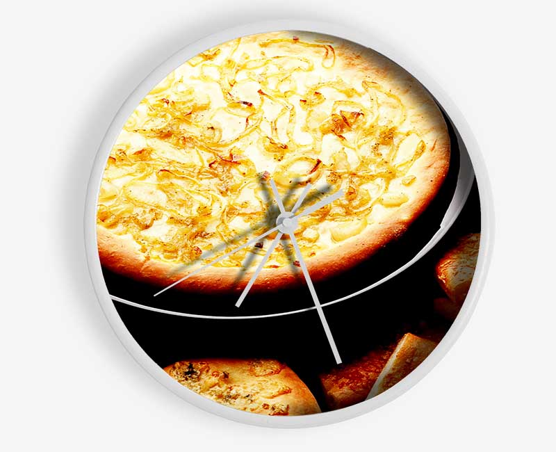 Garlic Bread Feast Clock - Wallart-Direct UK