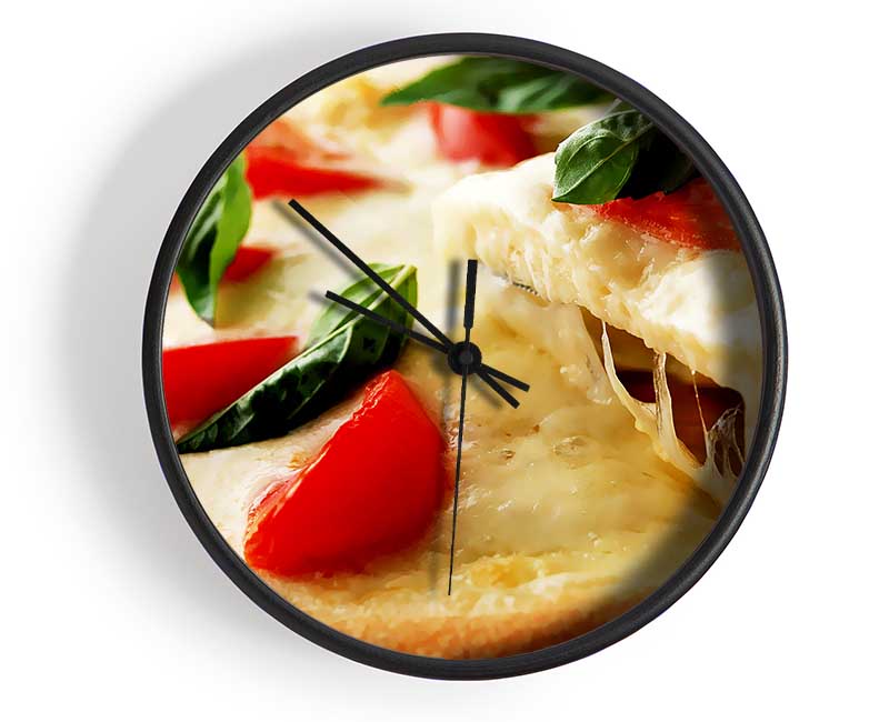 Cheese And Tomato Pizza Clock - Wallart-Direct UK