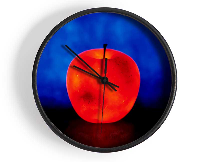 Red Apple Glow Clock - Wallart-Direct UK