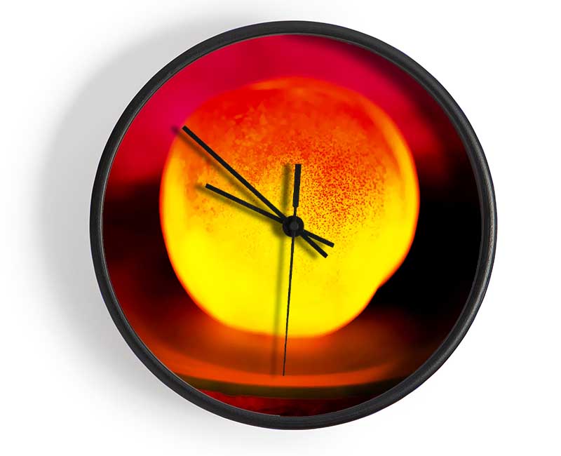 Peach Glow Clock - Wallart-Direct UK