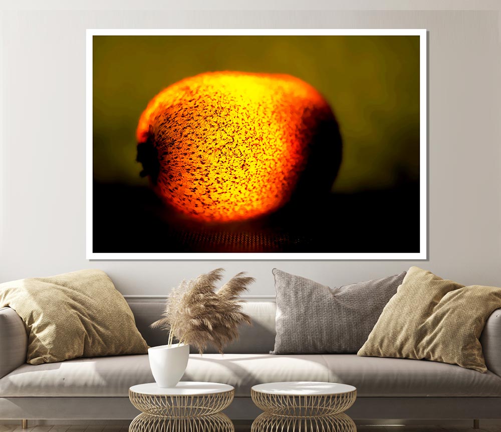 Kiwi Glow Print Poster Wall Art