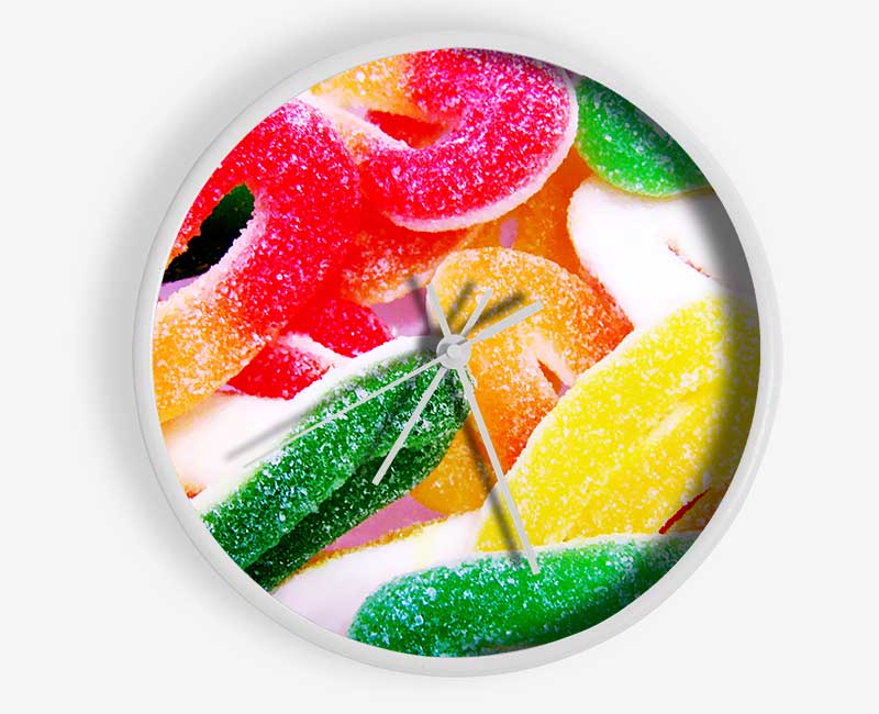 Fizzy Sweets Clock - Wallart-Direct UK