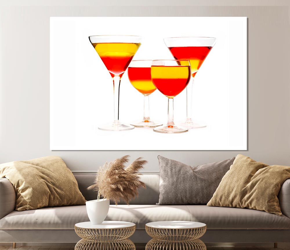 Anyone For Mixed Cocktails Print Poster Wall Art