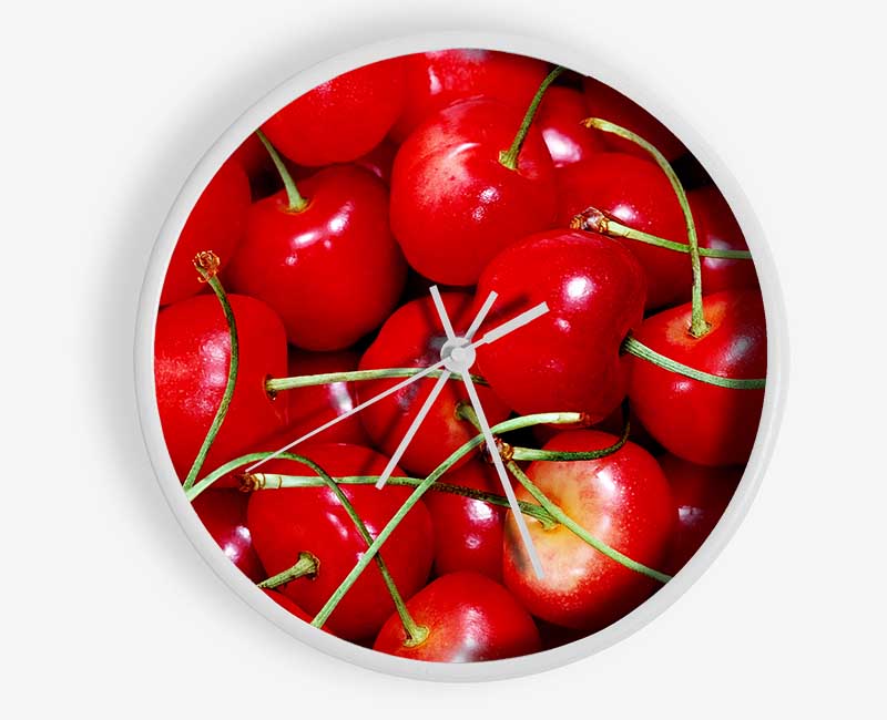 Cherry Ocean Clock - Wallart-Direct UK