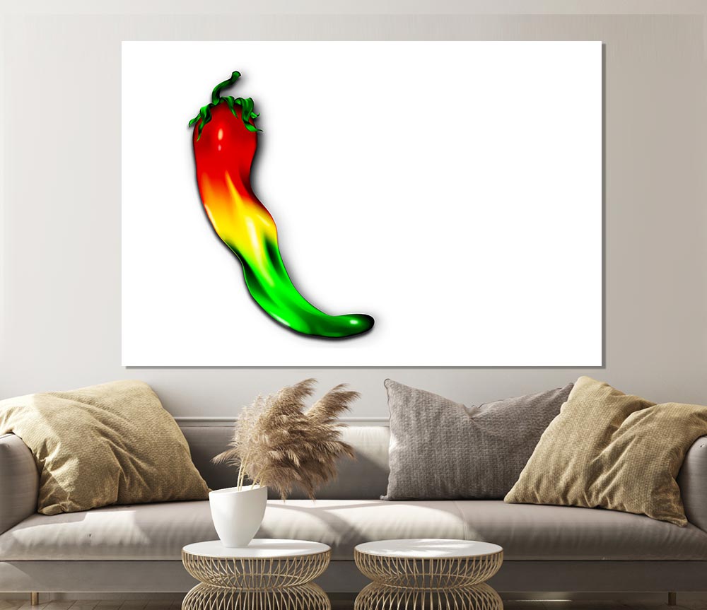 Chilli Pepper Print Poster Wall Art