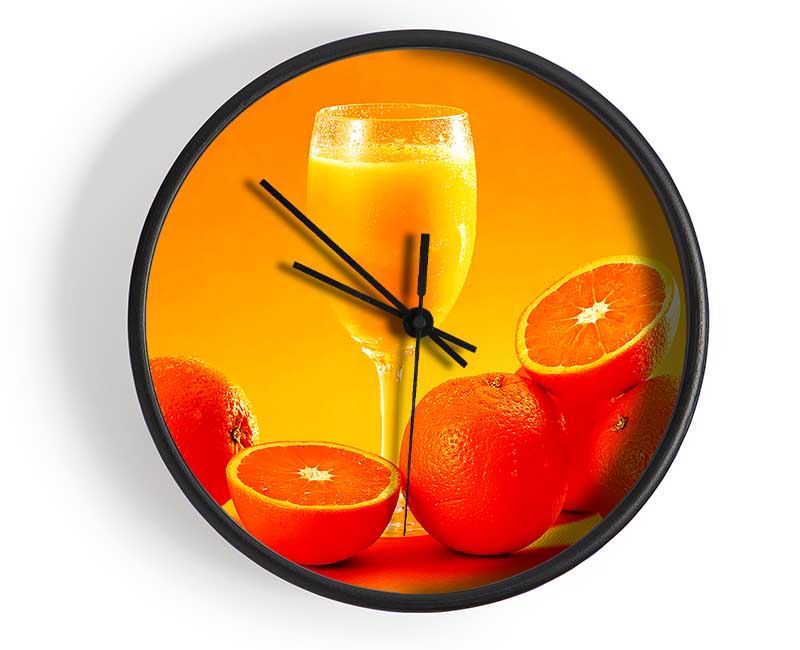 Breakfast Juice Clock - Wallart-Direct UK