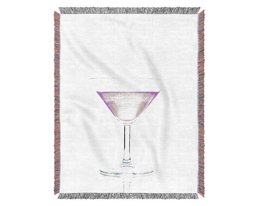 Pink Lagoon Cocktail Woven Blanket