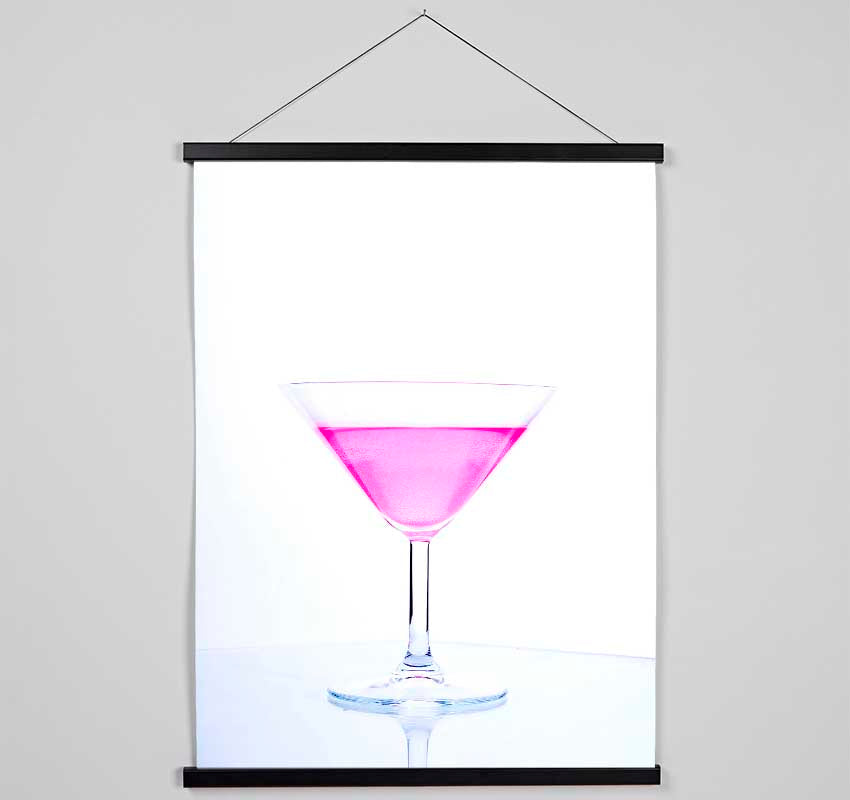 Pink Lagoon Cocktail Hanging Poster - Wallart-Direct UK