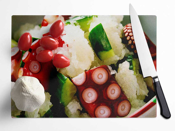 Sushi Salad Glass Chopping Board