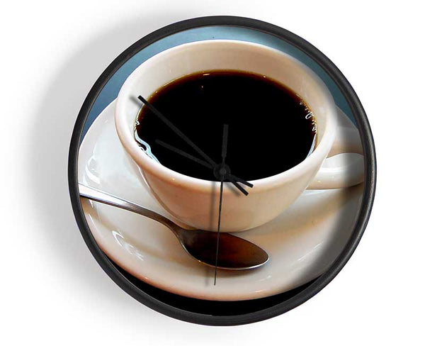 Morning Espresso Clock - Wallart-Direct UK