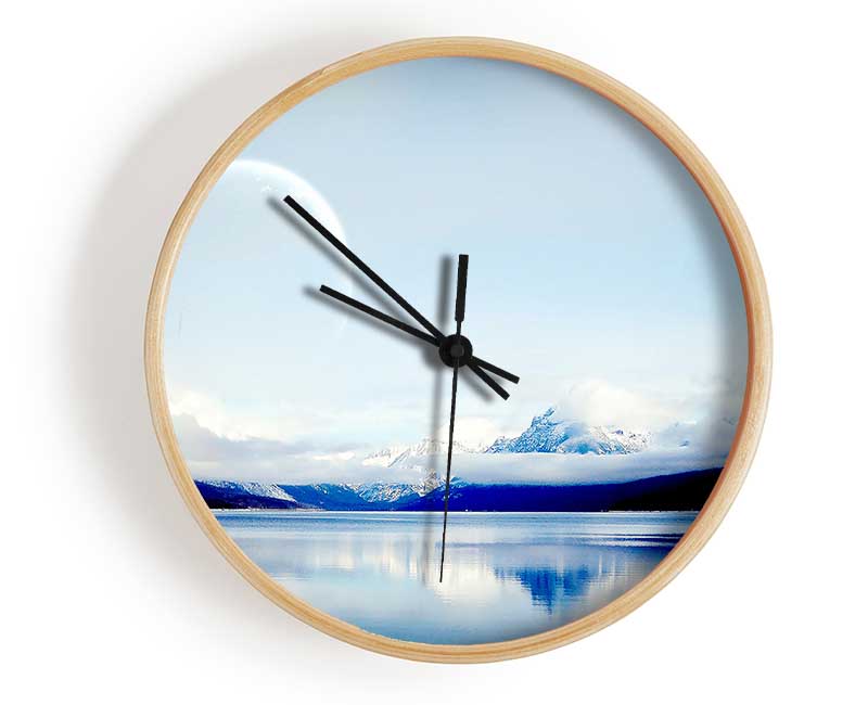 Planet Landscape Clock - Wallart-Direct UK