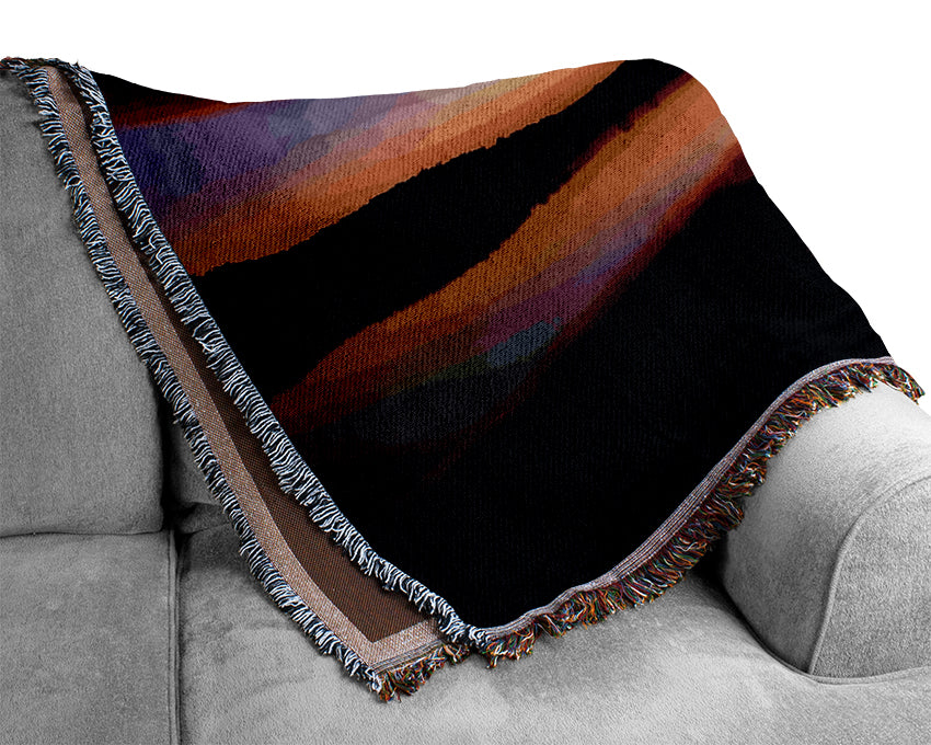 Mystical Lake Woven Blanket