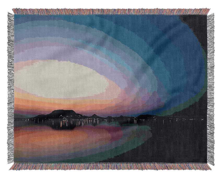 Peaceful Lake Woven Blanket