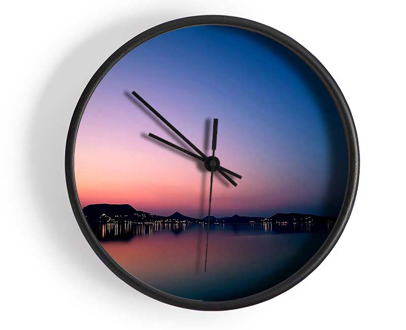 Peaceful Lake Clock - Wallart-Direct UK