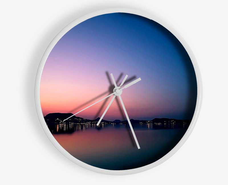 Peaceful Lake Clock - Wallart-Direct UK