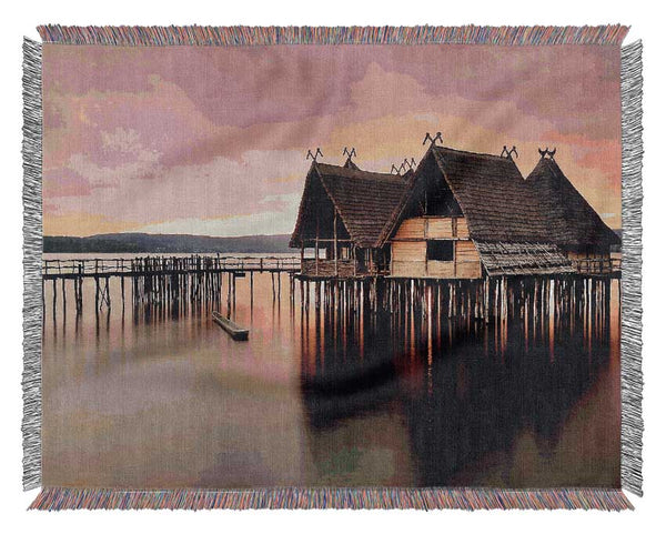 Lake Constance Germany Woven Blanket