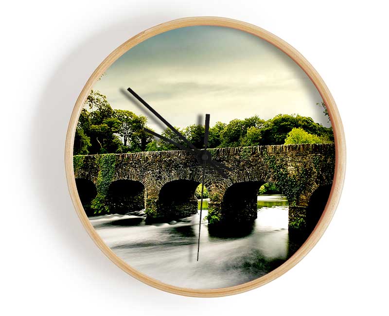 Stone Bridge Clock - Wallart-Direct UK