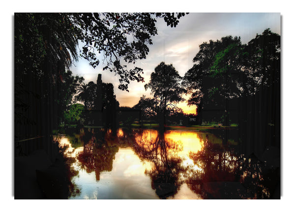 Sunset Reflection On Water