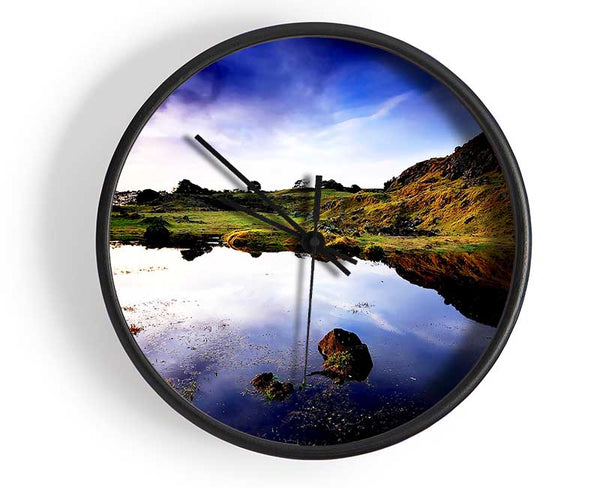 In The Scottish Highlands Clock - Wallart-Direct UK