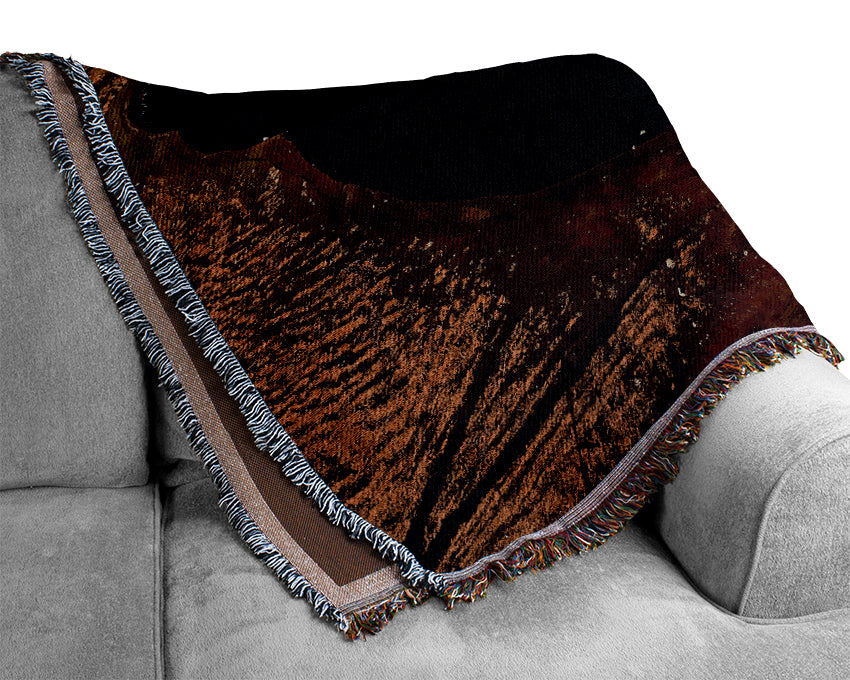 Arctic Volcanic Woven Blanket