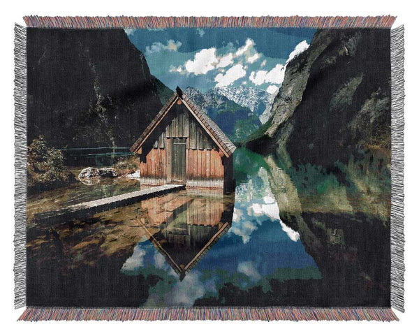 German Landscapes Woven Blanket