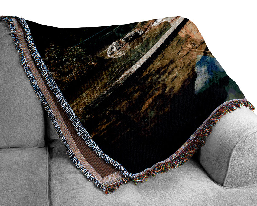 German Landscapes Woven Blanket