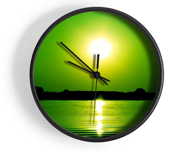 Green Lake Sun Clock - Wallart-Direct UK