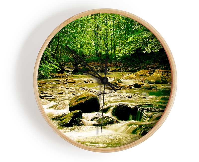 The Green River Forest Clock - Wallart-Direct UK