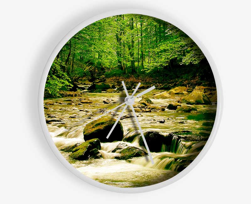 The Green River Forest Clock - Wallart-Direct UK