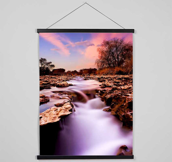 The Stunning Misty Rocks Hanging Poster - Wallart-Direct UK