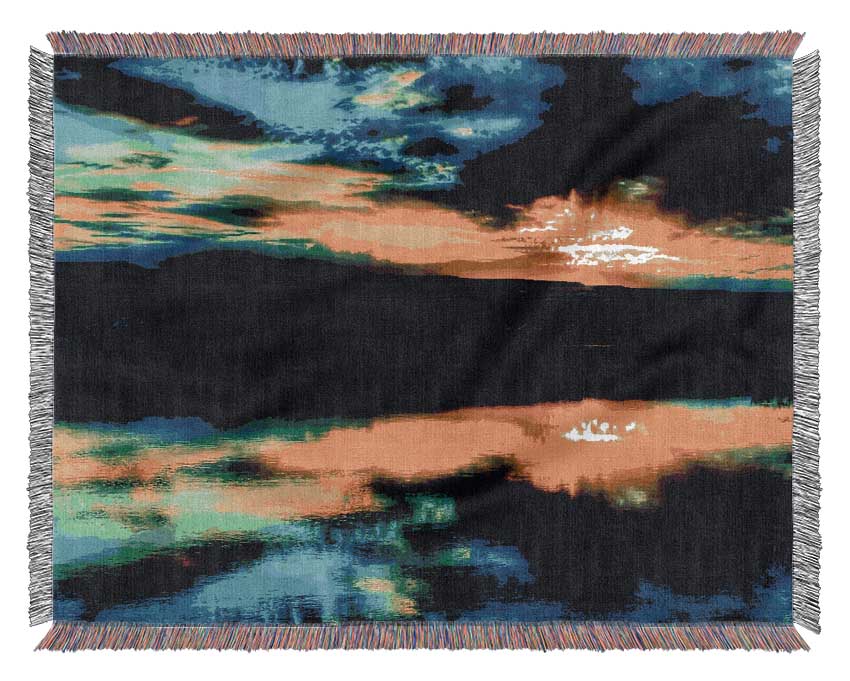 Lake Daybreak Woven Blanket