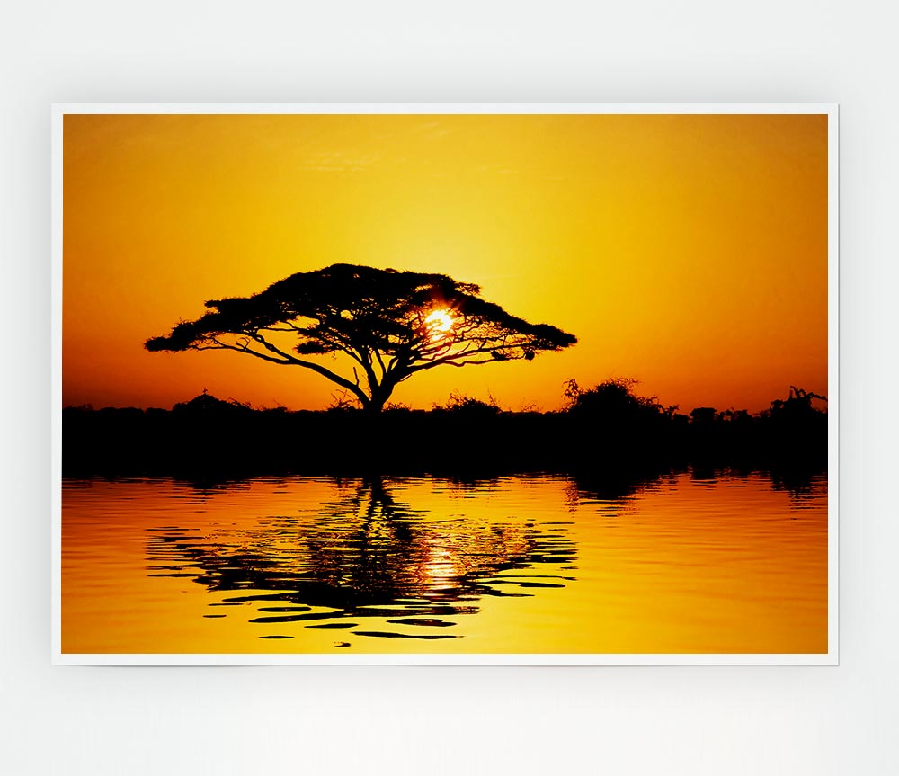 Tree Of Reflections Print Poster Wall Art