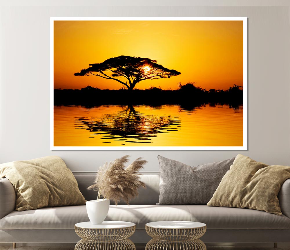 Tree Of Reflections Print Poster Wall Art