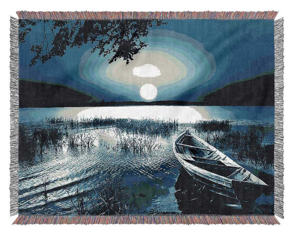 Moonlit River Woven Blanket