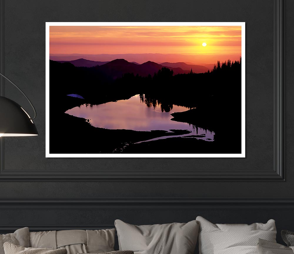 The River Sleeps Print Poster Wall Art