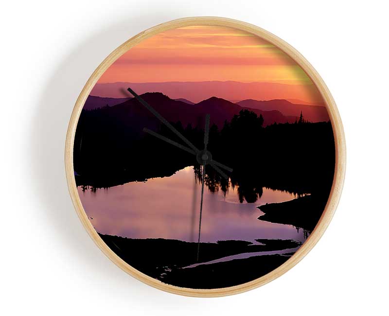 The River Sleeps Clock - Wallart-Direct UK