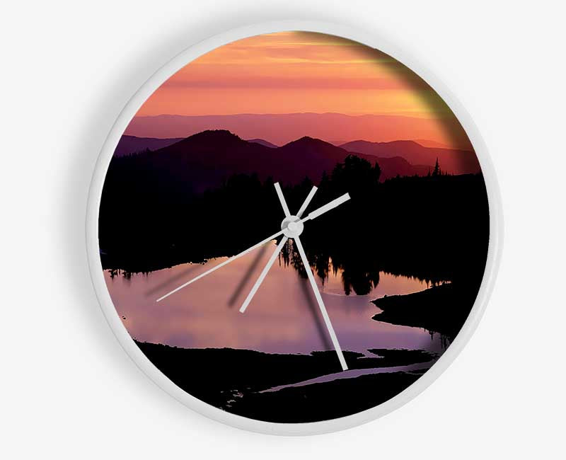 The River Sleeps Clock - Wallart-Direct UK