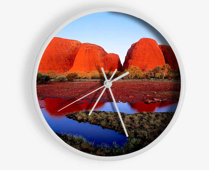 Ayres Rock River View (Uluru) Clock - Wallart-Direct UK