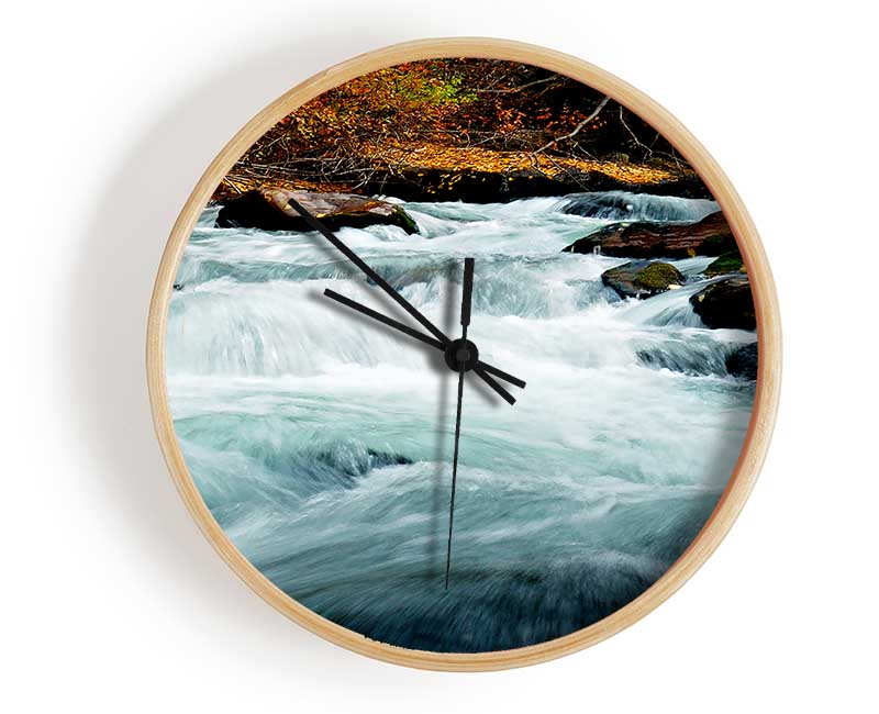 River Rocks Clock - Wallart-Direct UK