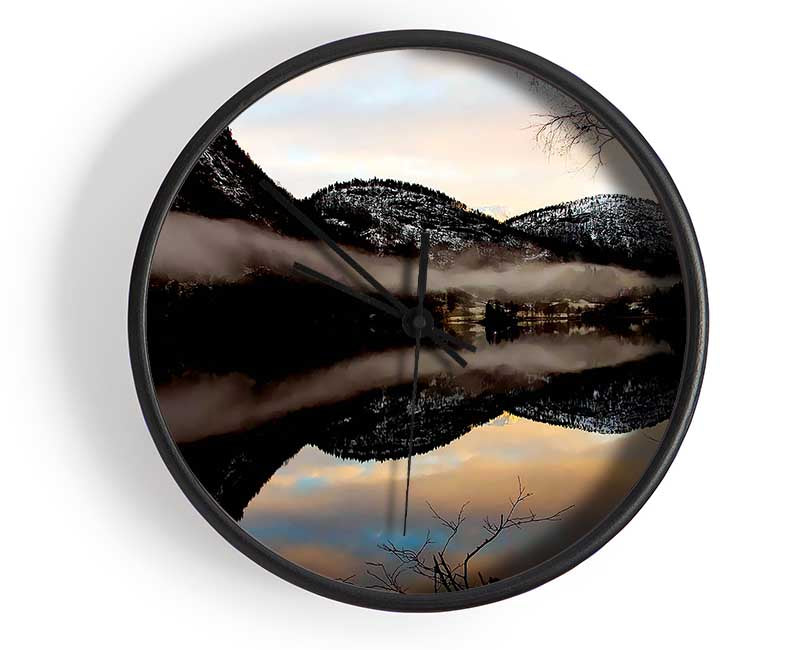 Lake Paradise Clock - Wallart-Direct UK