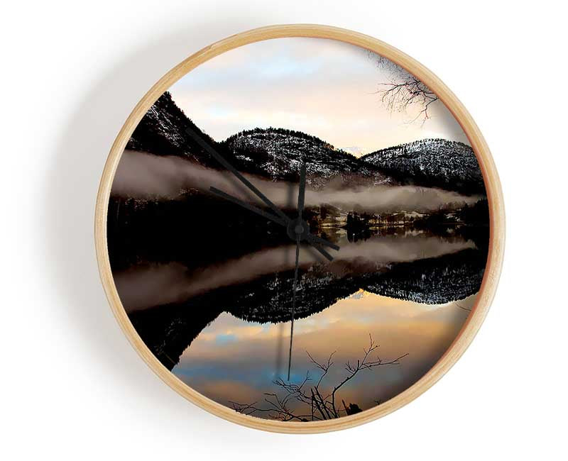 Lake Paradise Clock - Wallart-Direct UK