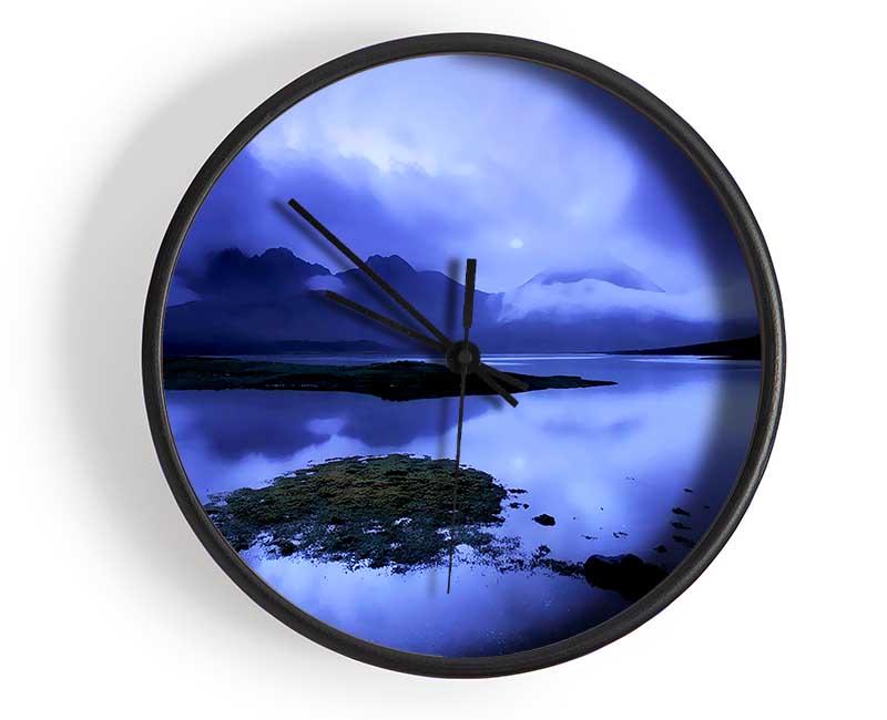 Blue Loch Beauty Clock - Wallart-Direct UK