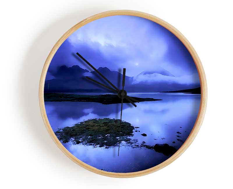 Blue Loch Beauty Clock - Wallart-Direct UK