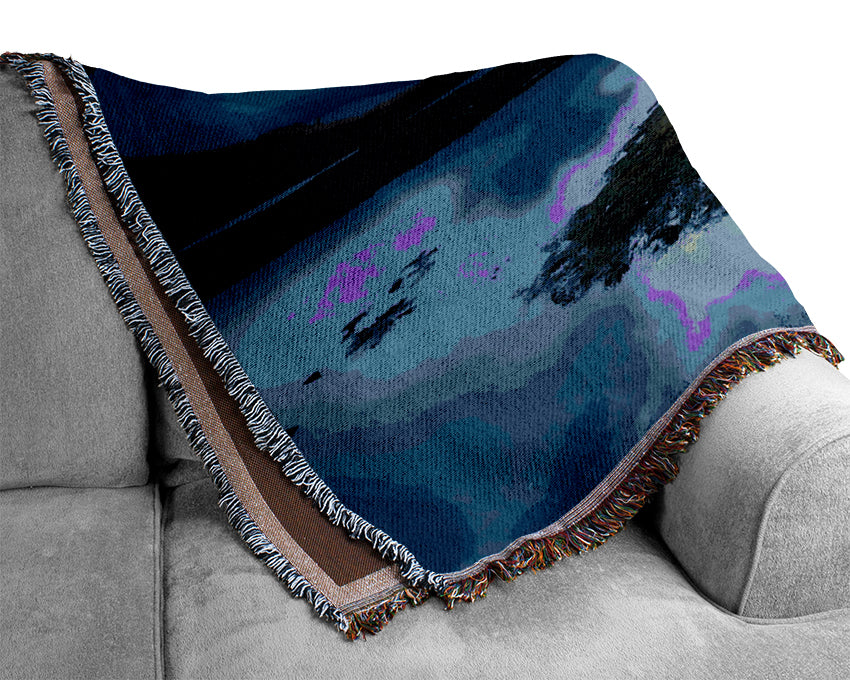 Blue Loch Beauty Woven Blanket