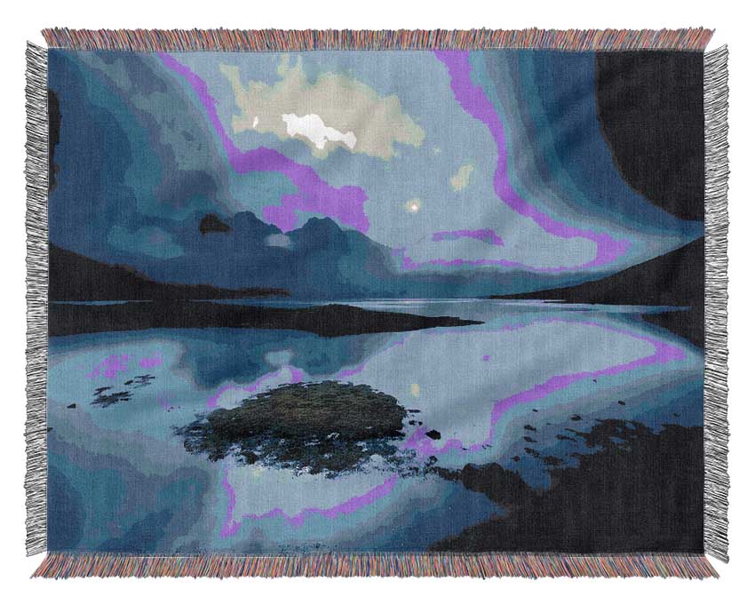 Blue Loch Beauty Woven Blanket