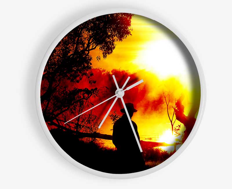 Bushmans Glory Clock - Wallart-Direct UK