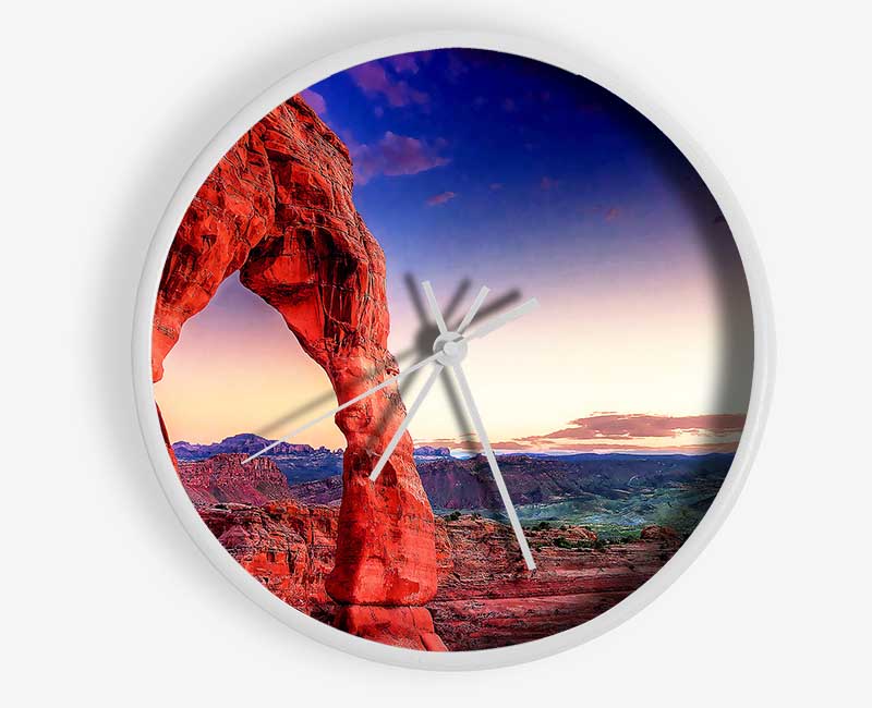 Moab Utah United States Clock - Wallart-Direct UK