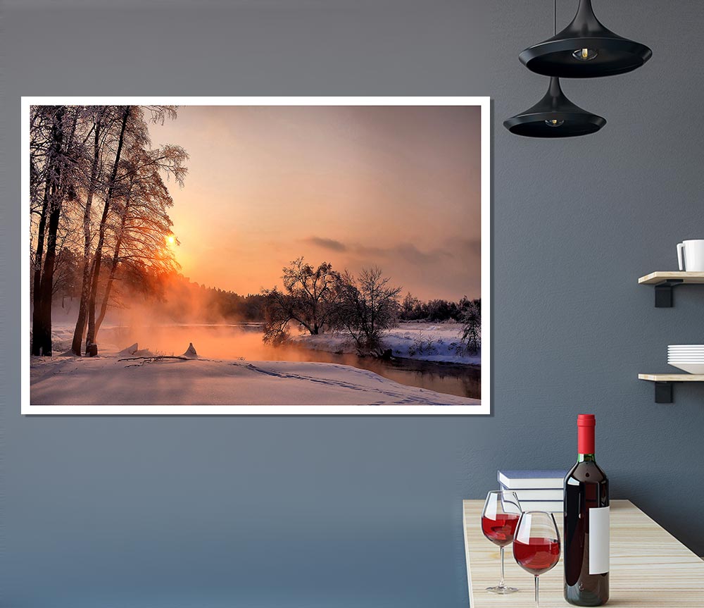 An Evening In December Print Poster Wall Art