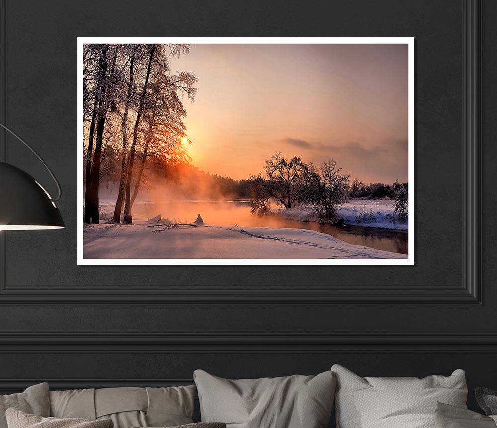 An Evening In December Print Poster Wall Art