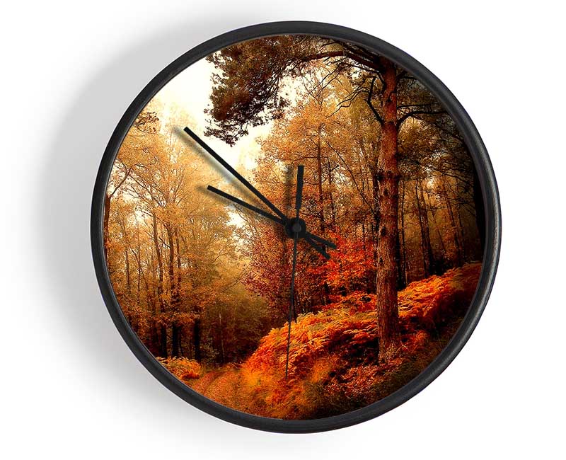 Mountain Path Clock - Wallart-Direct UK